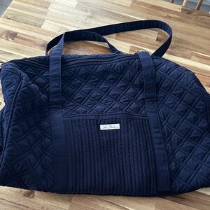 Vera Bradley Quilted Navy Duffel